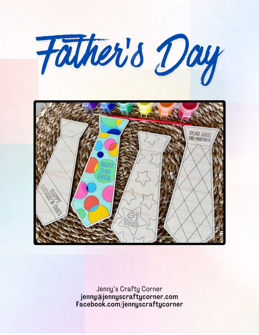 Father’s Day Tie Kids Craft Kit