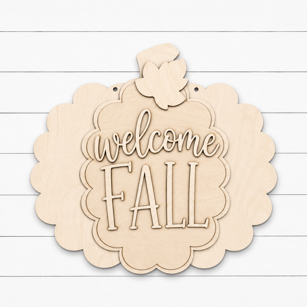 Welcome Fall Door Hanger Kit